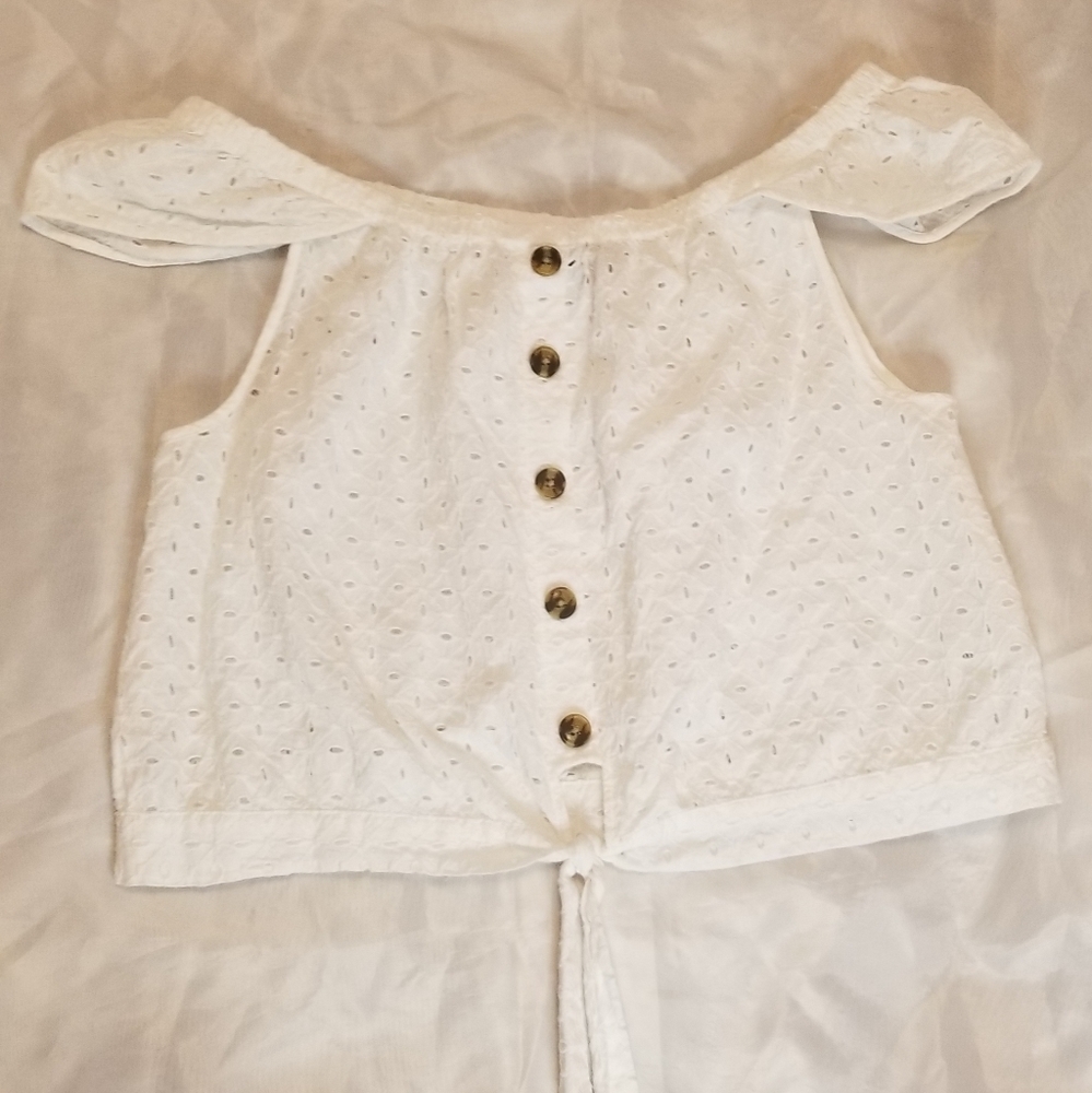 Off-shoulder Crop Top